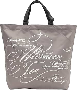 アフタヌーンティーエコバッグ Afternoon Tea エコバッグ スリットポケット付きロゴバッグM